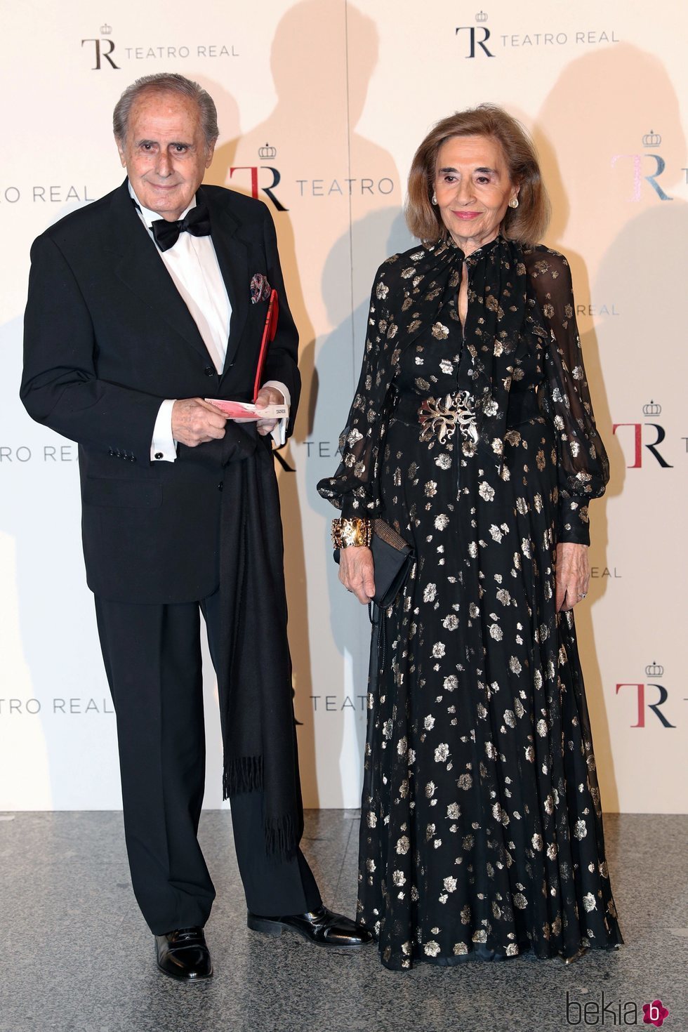 Jaime Peñafiel y su esposa en la Gala Anual Teatro Real 2018