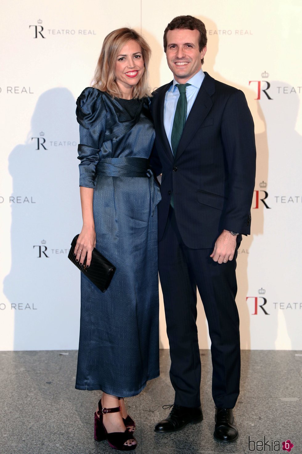 Pablo Casado e Isabel Torres en la Gala Anual Teatro Real 2018