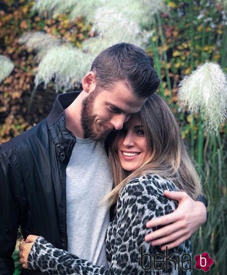 Edurne y David de Gea por su cumpleaños