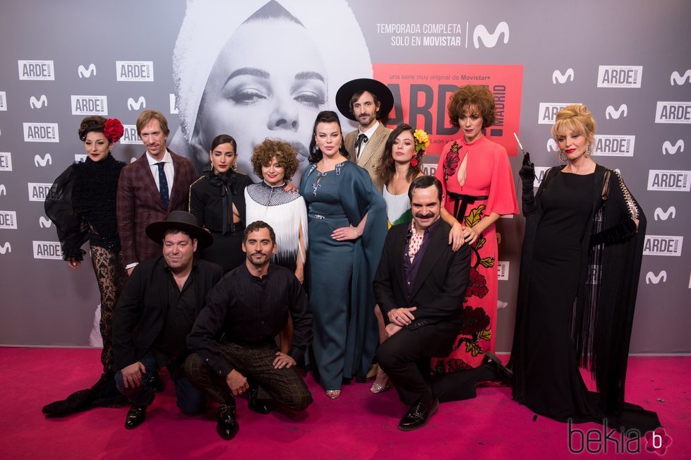 Elenco de la serie 'Arde Madrid'