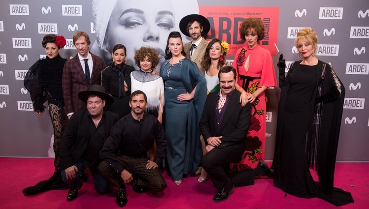 Elenco de la serie 'Arde Madrid'