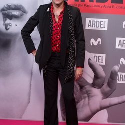 Mario Vaquerizo en el estreno de 'Arde Madrid'