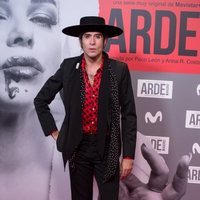 Mario Vaquerizo en el estreno de 'Arde Madrid'