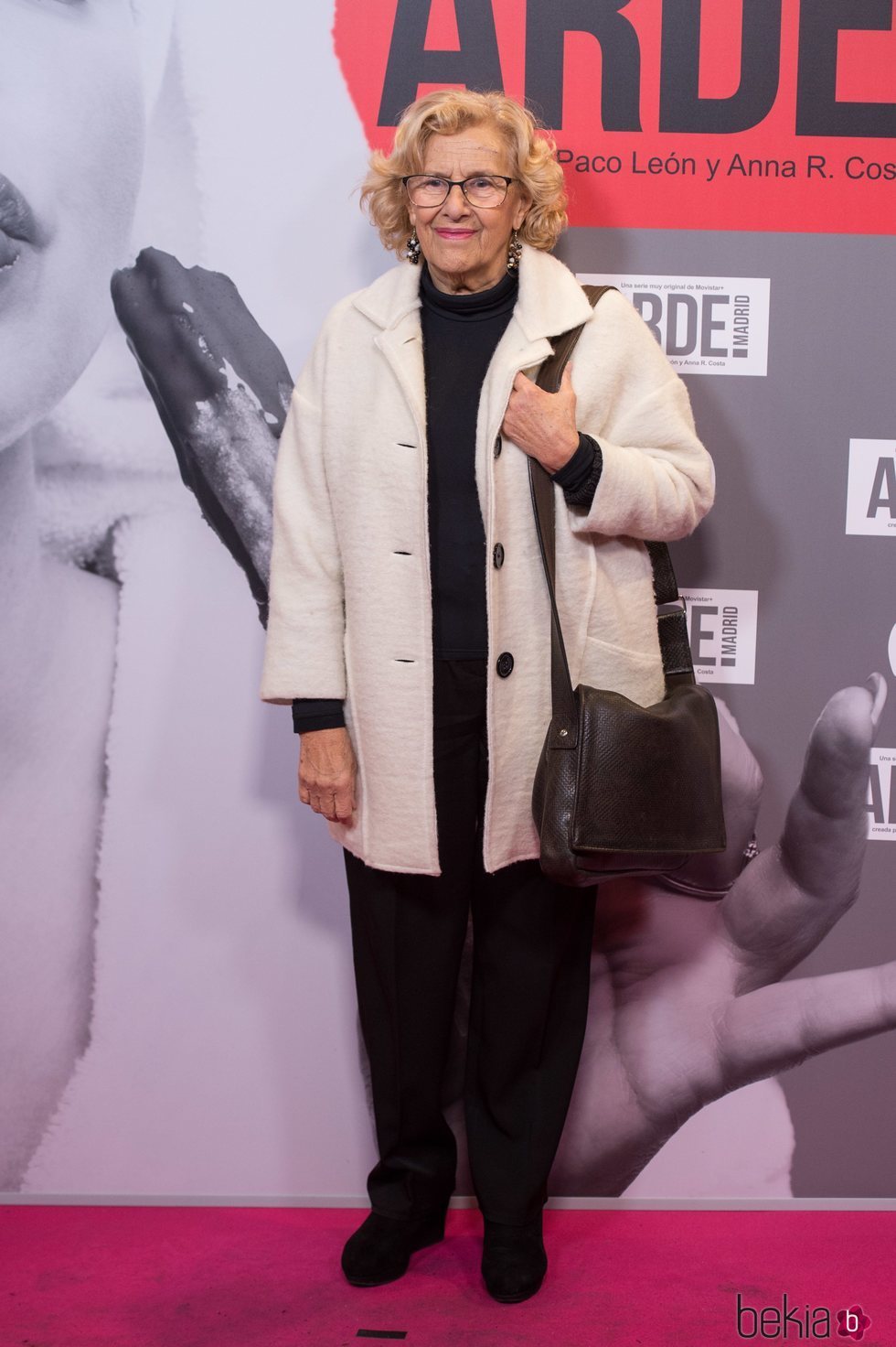 Manuela Carmena en el estreno de 'Arde Madrid'