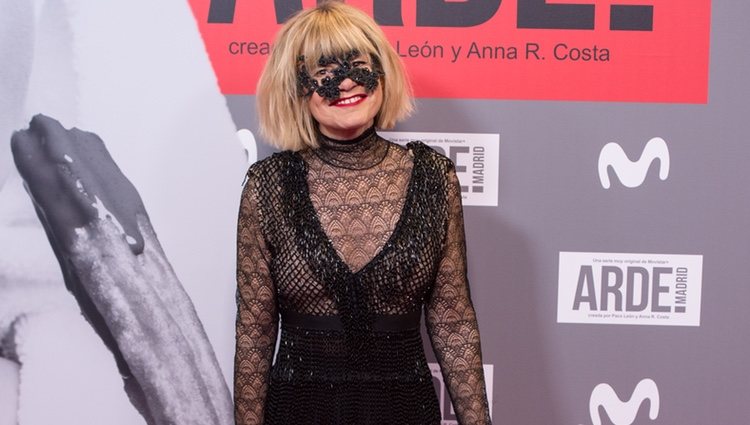 Eugenia Martínez de Irujo en el estreno de 'Arde Madrid'