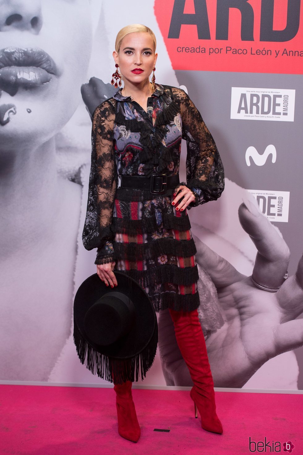 Ana Fernández en el estreno de 'Arde Madrid'