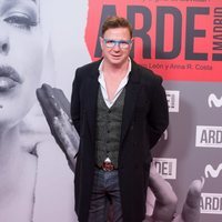 Jorge Cadaval en el estreno de 'Arde Madrid'