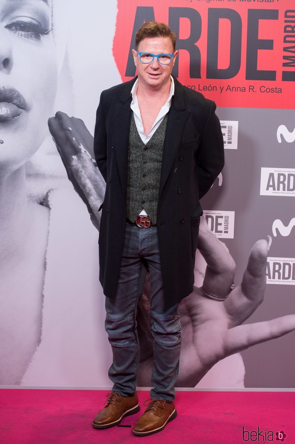 Jorge Cadaval en el estreno de 'Arde Madrid'