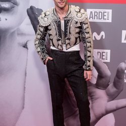 Pelayo Díaz en el estreno de 'Arde Madrid'