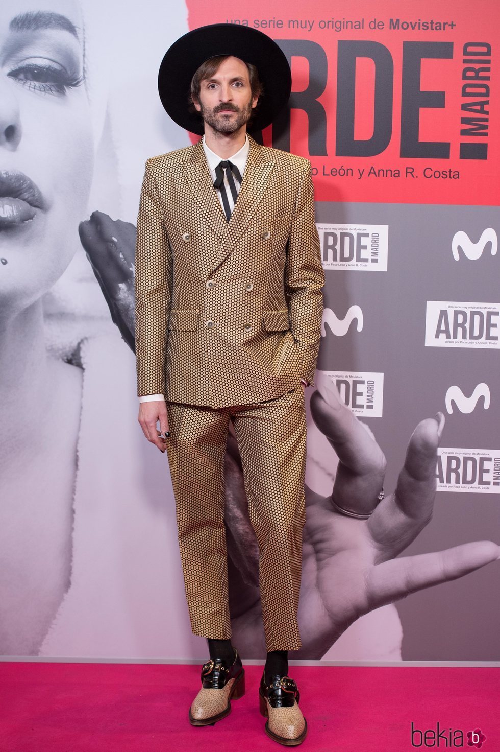 Julián Villagrán en el estreno de 'Arde Madrid'