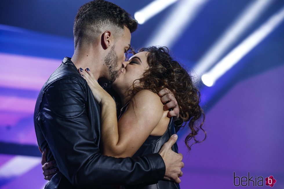 Noelia recibe la visita de su novio durante la Gala 7 de 'OT 2018'