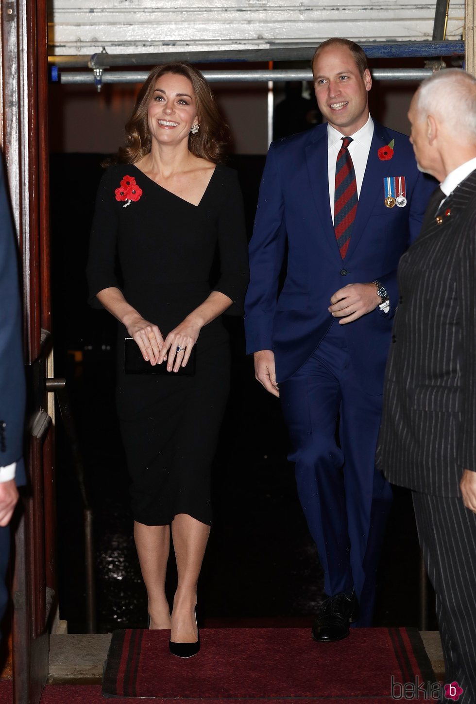 Los Duques de Cambridge llegando al Festival of Remembrance 2018