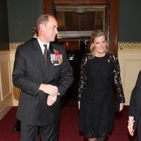 Los Condes de Wessex llegando al  Festival of Remembrance 2018