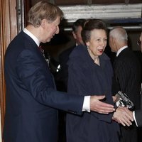 La Princesa Ana de Inglaterra llegando al Festival of Remembrance 2018