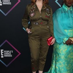 Christina Hendricks en la alfombra roja de los People's Choice Awards 2018