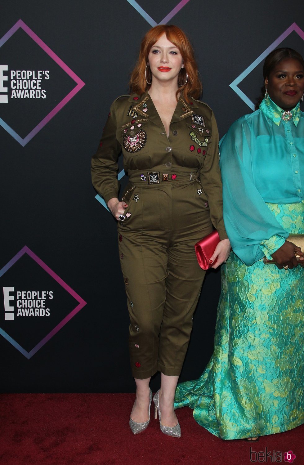 Christina Hendricks en la alfombra roja de los People's Choice Awards 2018