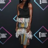 Danai Gurira en la alfombra roja de los People's Choice Awards 2018