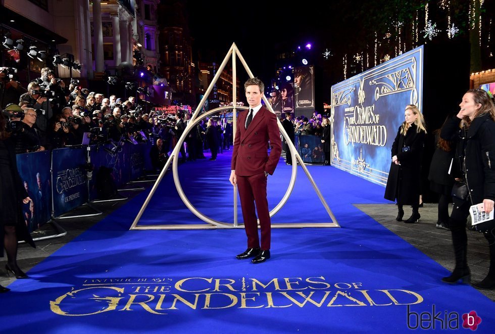 Eddie Redmayne en el estreno de 'Animales Fantásticos: Los Crímenes de Grindelwald'