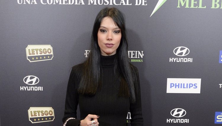 Alejandra Rubio en la premier del musical 'El jovencito Frankestein'