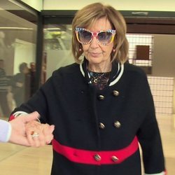 María Teresa Campos visitando a Terelu Campos tras su segunda intervención