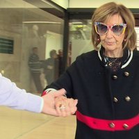 María Teresa Campos visitando a Terelu Campos tras su segunda intervención