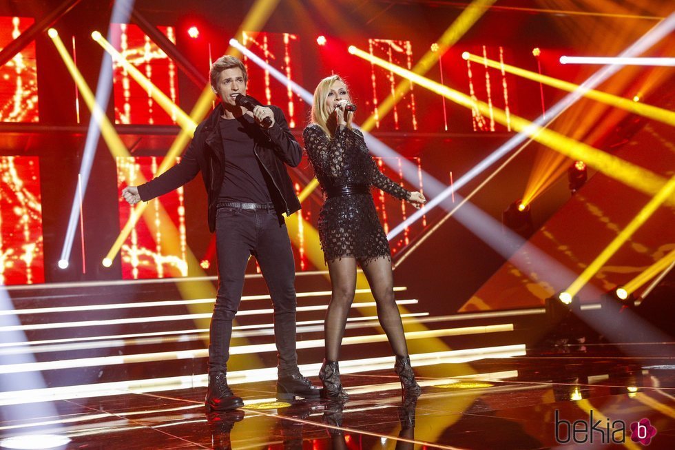 Carlos Baute y Marta Sánchez en la Gala 8 de 'OT 2018'