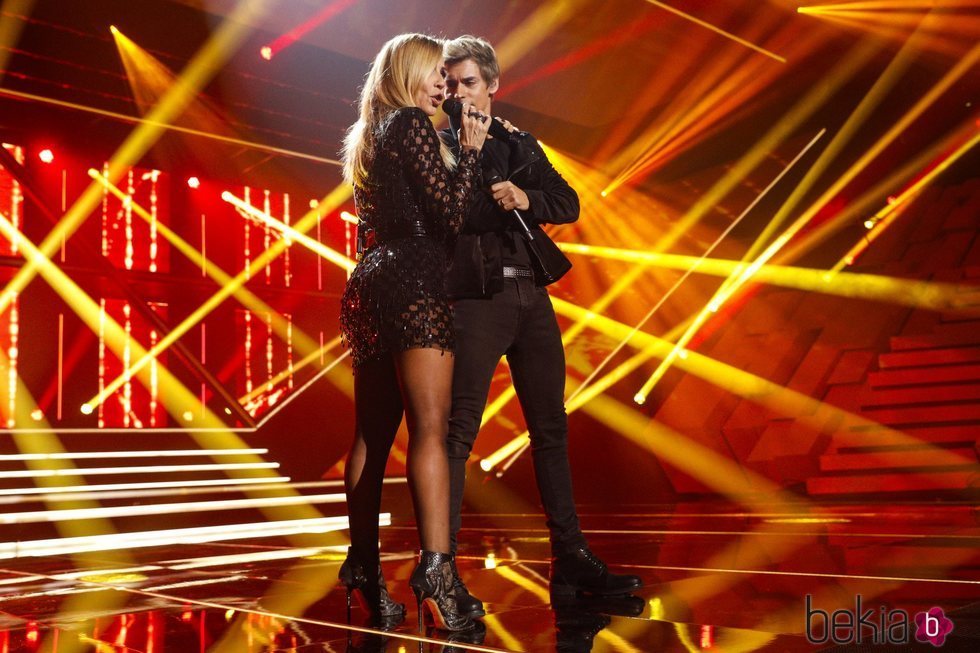 Carlos Baute y Marta Sánchez en la gala de OT 2018