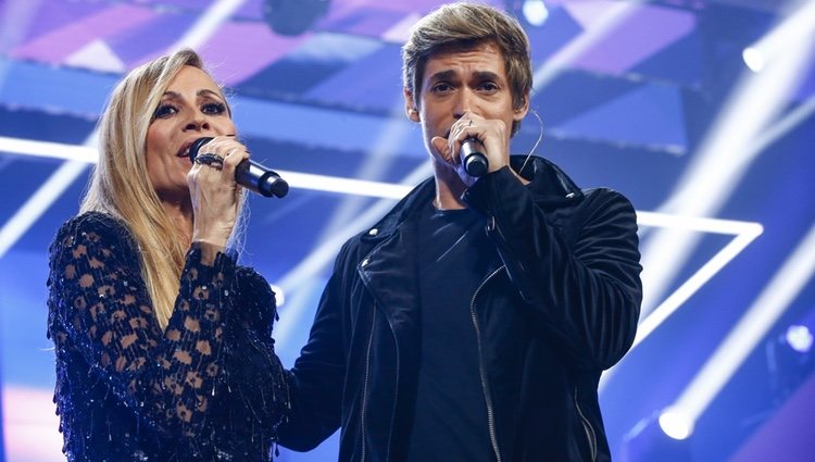 Carlos Baute y Marta Sánchez en la gala de 'Operación Triunfo' 2018