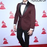 Pablo Alborán en la alfombra roja de la gala de Persona del Año de los Grammys Latinos 2018