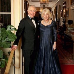 El Príncipe Carlos y Camilla Parker en el 70 cumpleaños del Príncipe de Gales