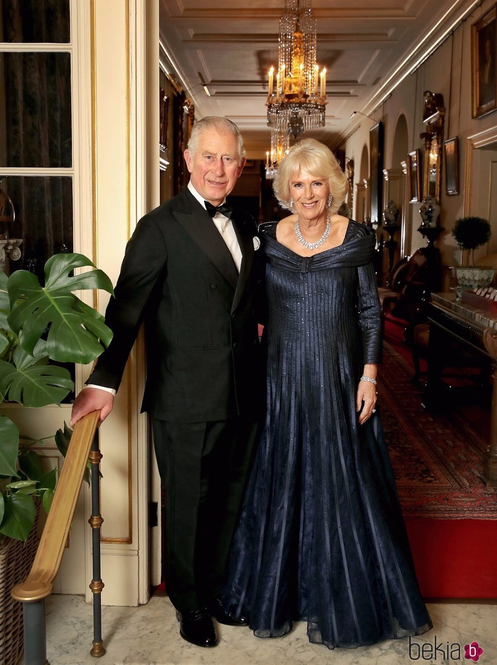 El Príncipe Carlos y Camilla Parker en el 70 cumpleaños del Príncipe de Gales