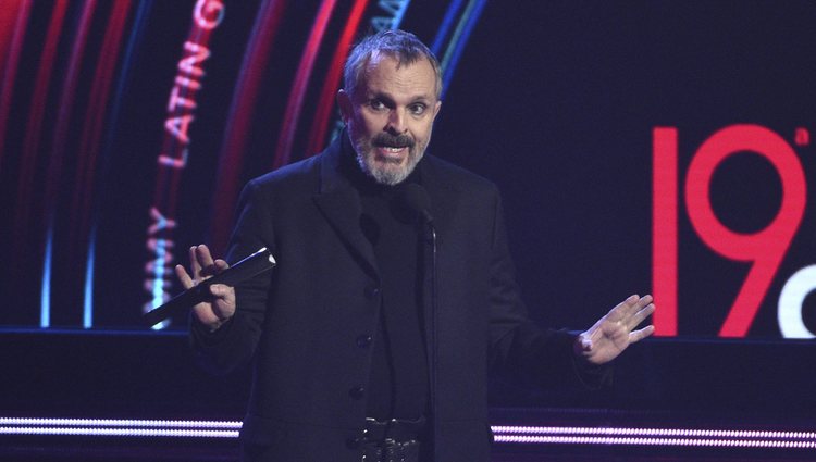 Miguel Bosé en los Grammy Latinos 2018