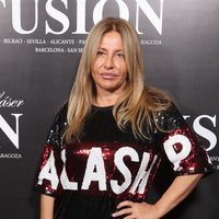 Cristina Tárrega en un evento con un look de lentejuelas