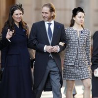 Tatiana Santo Domingo, Andrea Casiraghi, Alexandra de Hannover, Pauline Ducruet y Louis Ducruet en el Día Nacional de Mónaco 2018