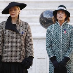 Las Princesas Charlene y Carolina de MÃ³naco en el DÃ­a Nacional de MÃ³naco 2018