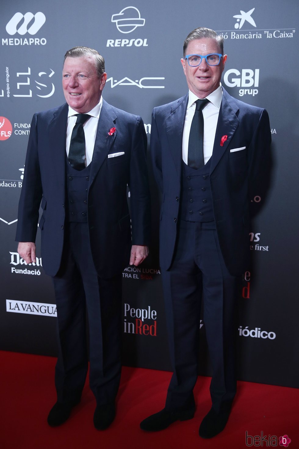 Los Morancos en la gala 'People in red' 2018