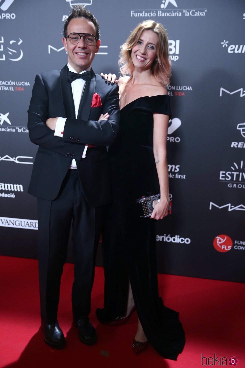 Ángel Llàcer y Andrea Vilallonga en la gala 'People in red' 2018