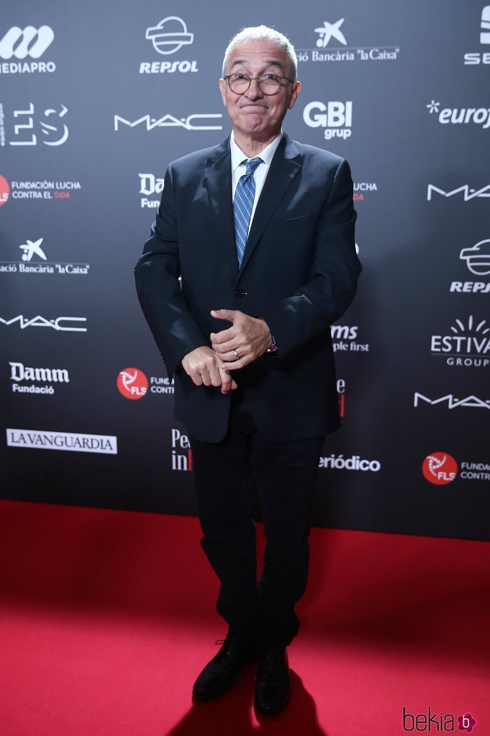 Javier Sardá en la gala 'People in red' 2018