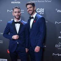 Pelayo Díaz y Andy McDougall en la gala 'People in red' 2018