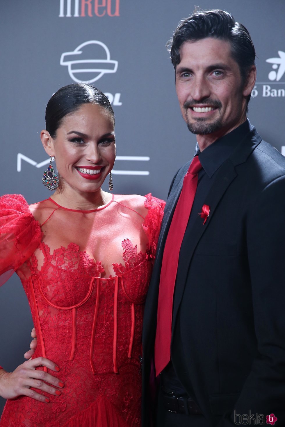 Mireia Canalda y Felipe López en la gala 'People in red' 2018