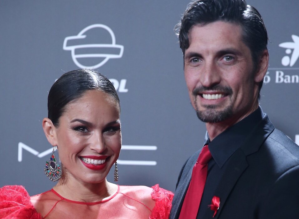 Mireia Canalda y Felipe López en la gala 'People in red' 2018