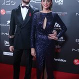 Macarena Gómez y Aldo Comas en la gala 'People in red' 2018