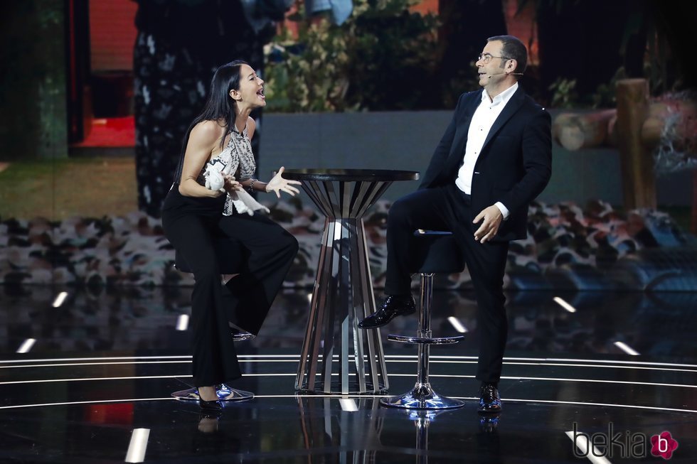 Aurah Ruiz y Jorge Javier Vázquez en la Gala 11 de 'Gran Hermano Vip 6'