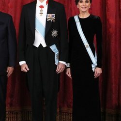 Los Reyes Felipe y Letizia en la cena de gala al Presidente de China