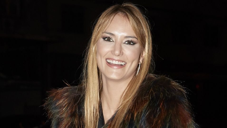 Alba Carrillo, en la cena de Navidad de la productora Unicorn TV