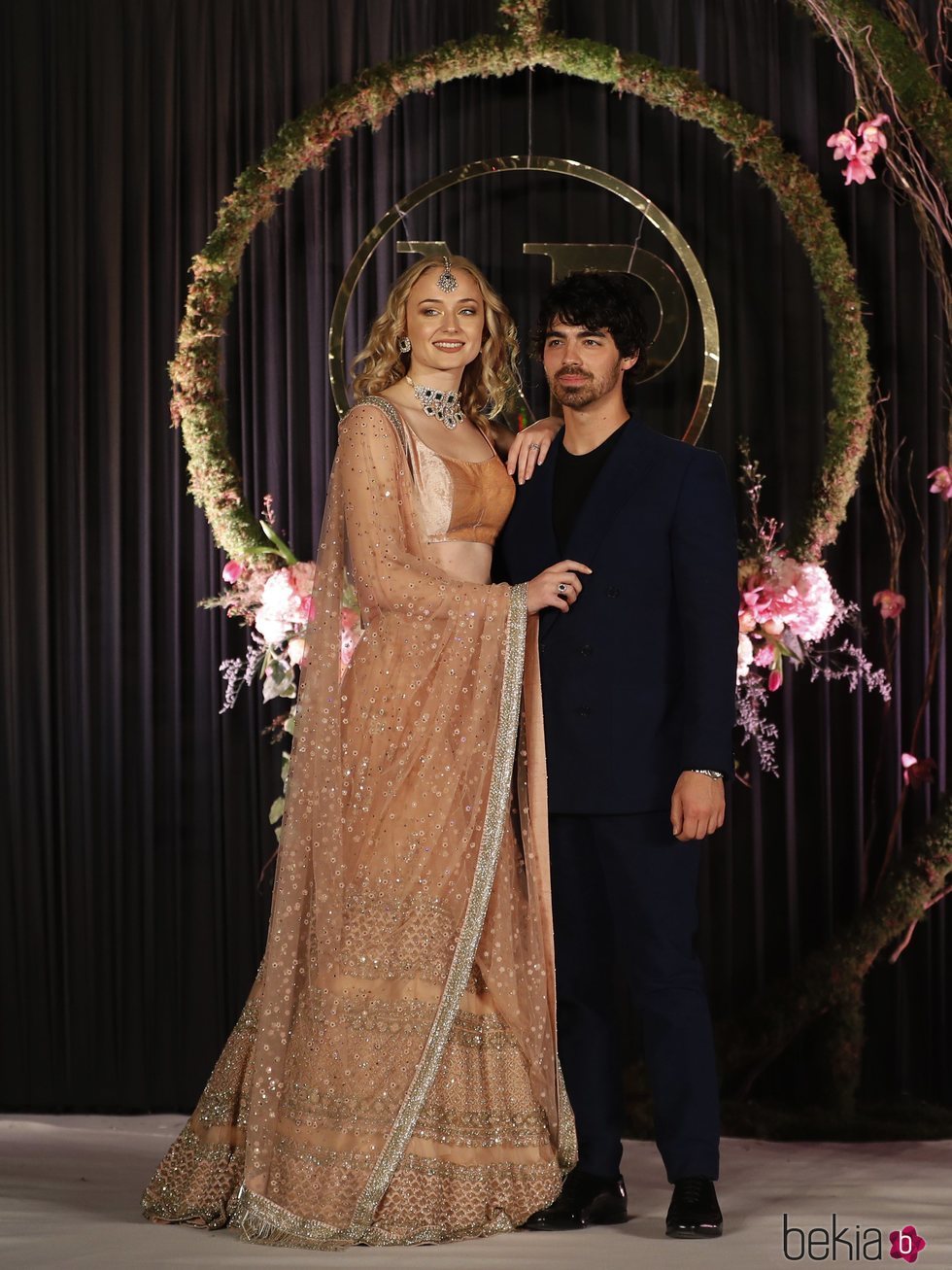 Sophie Turner y Joe Jonas en Nueva Delhi