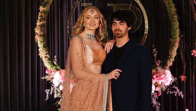 Sophie Turner y Joe Jonas en Nueva Delhi