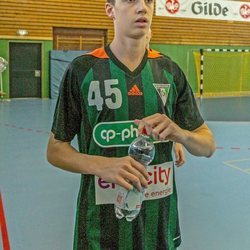 Pablo Urdangarin en un partido de balonmano