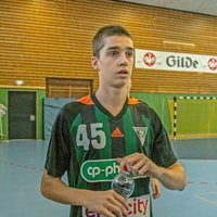 Pablo Urdangarin en un partido de balonmano