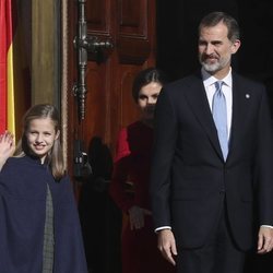 El Rey Felipe y la Princesa Leonor en el 40 aniversario de la Constitución